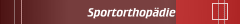 Sportorthopädie
